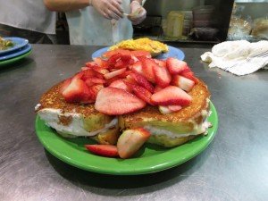 French Toast with strawberries