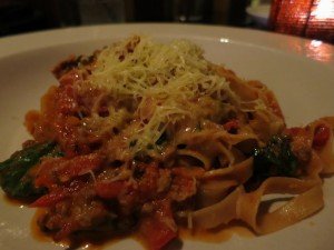 house made Fettuccini Bolognese