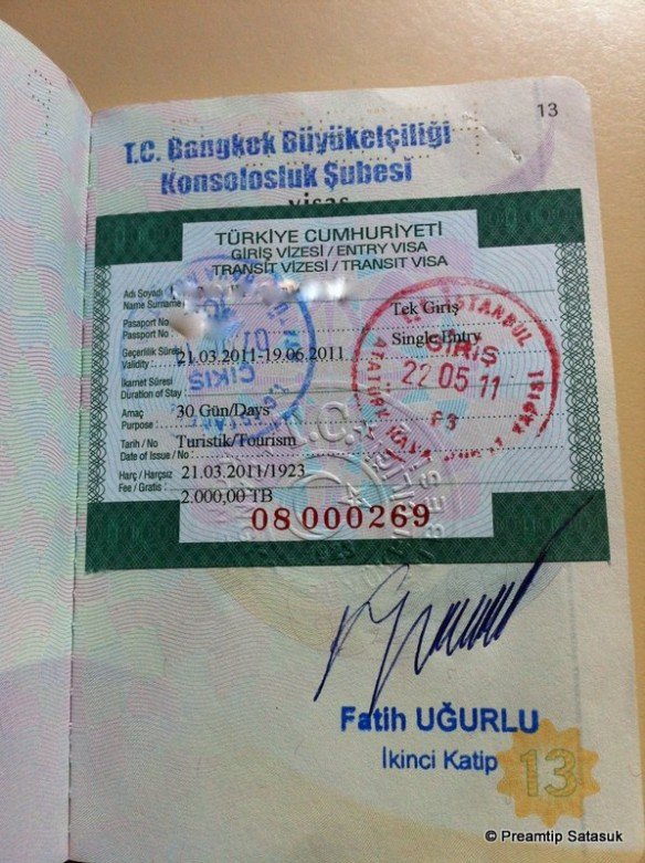 Turkey visa 