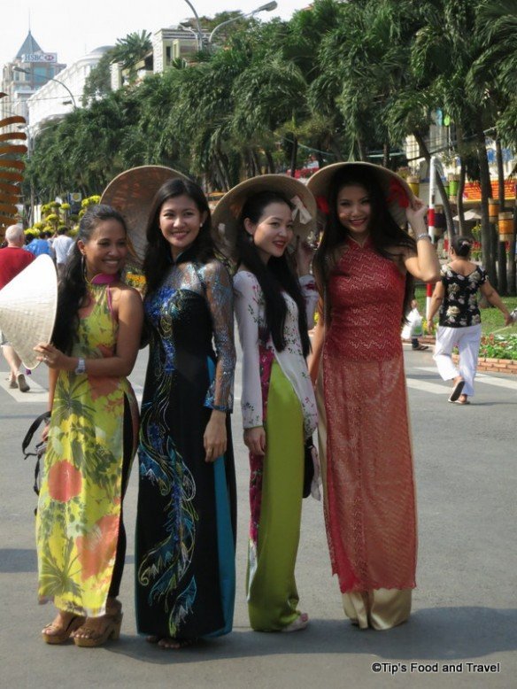 Ao dai is a Vietnamese traditional costume.