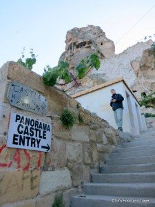 The entrance to the castle